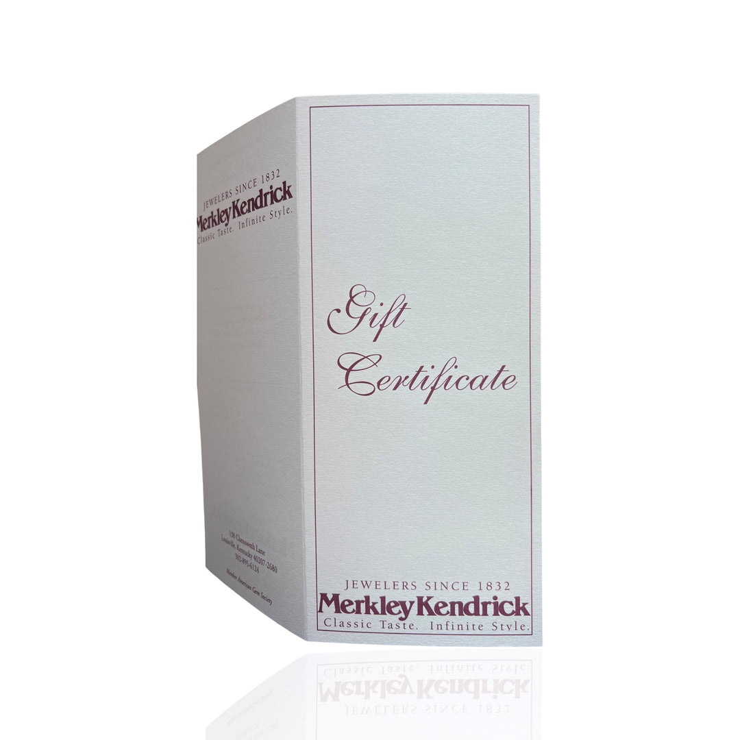 Merkley Kendrick Jewelers Gift Certificate