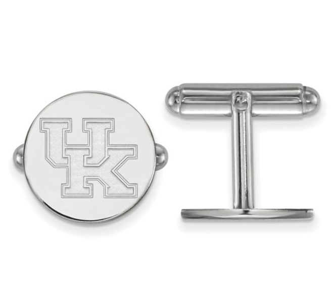 Sterling Silver University of Kentucky Cuff Links