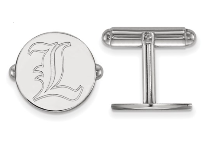 Sterling Silver University of Louisville Cuff Links