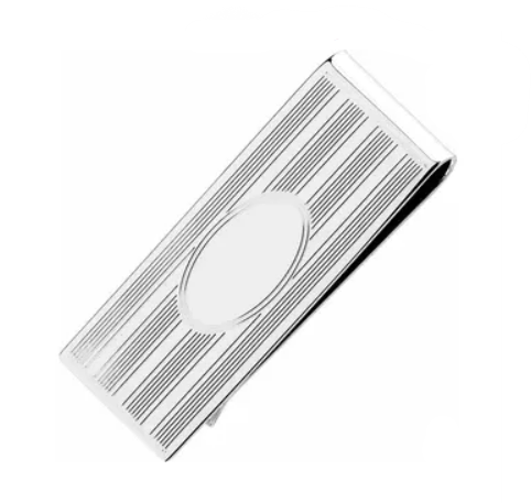 Engravable Sterling Silver Money Clip