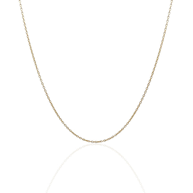 14 Karat Yellow Gold Cable Chain