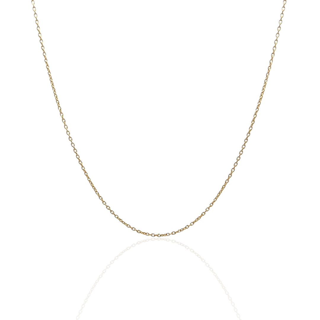 14 Karat Yellow Gold Cable Chain