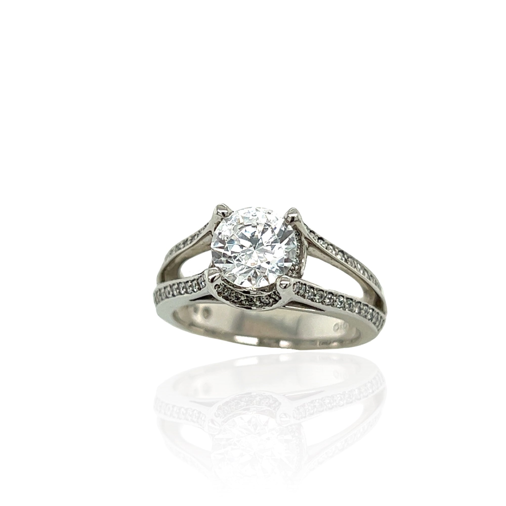 Platinum Semi-Mount Ring