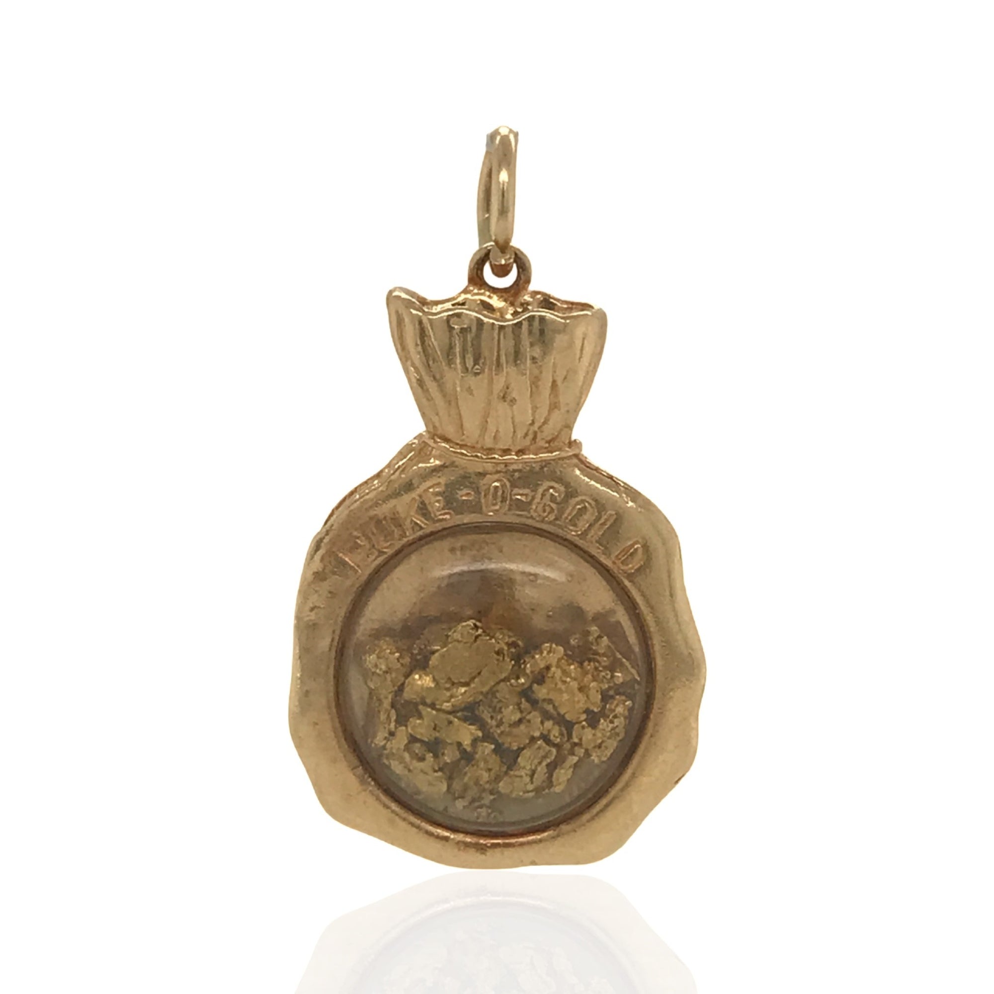 14 Karat Yellow Gold "Poke" Charm