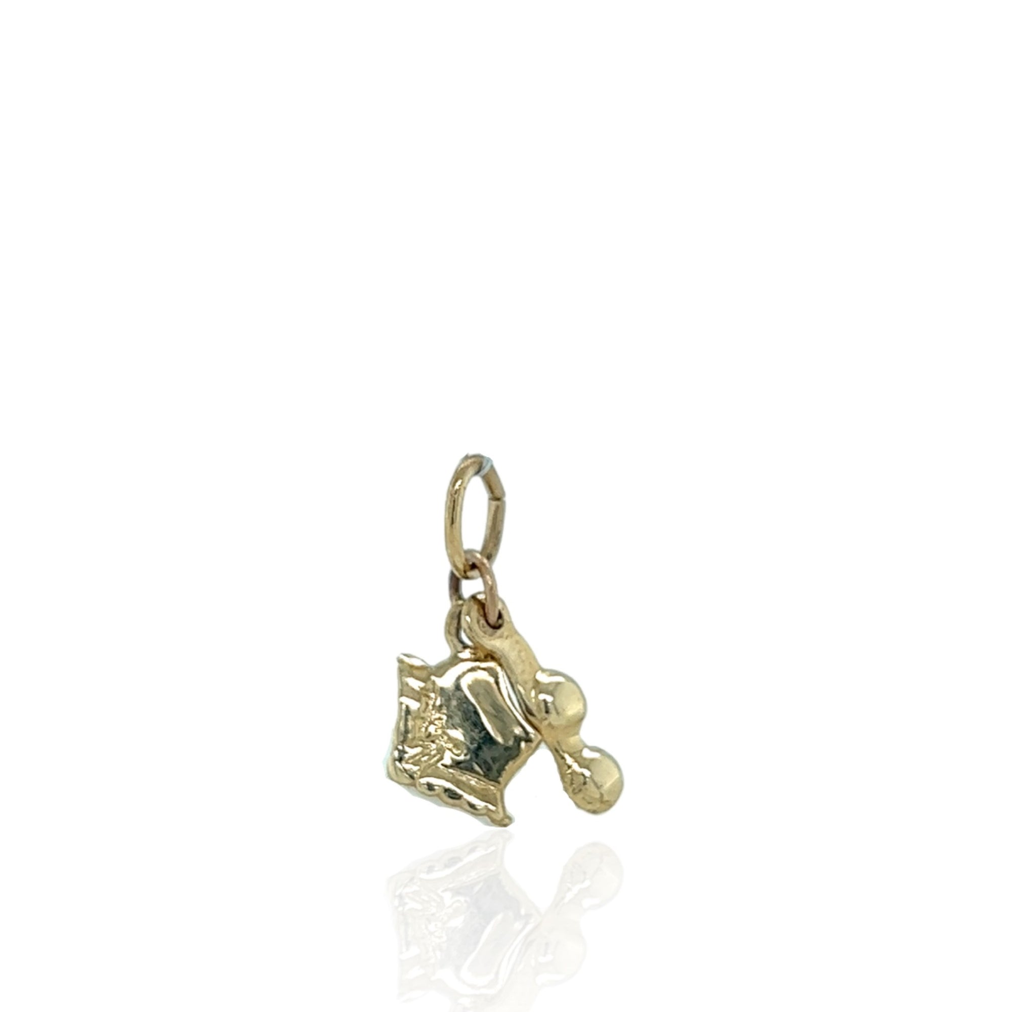 14 Karat Yellow Gold Bikini Charm