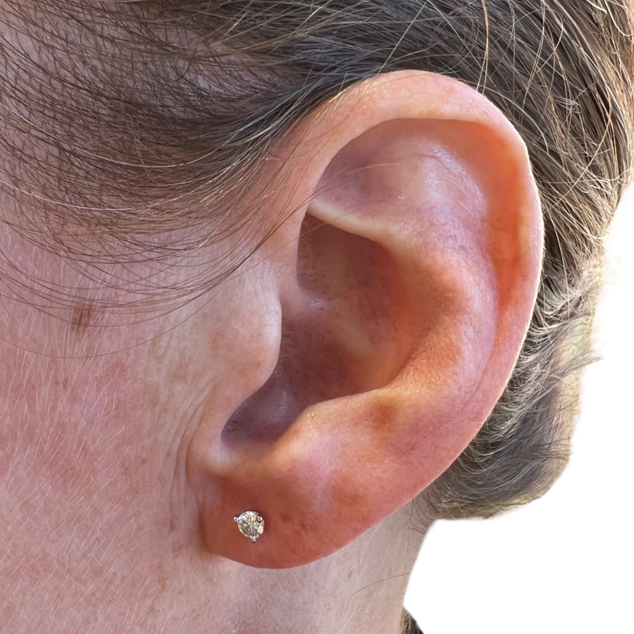 14 Karat White Gold 0.25 cttw Diamond Studs