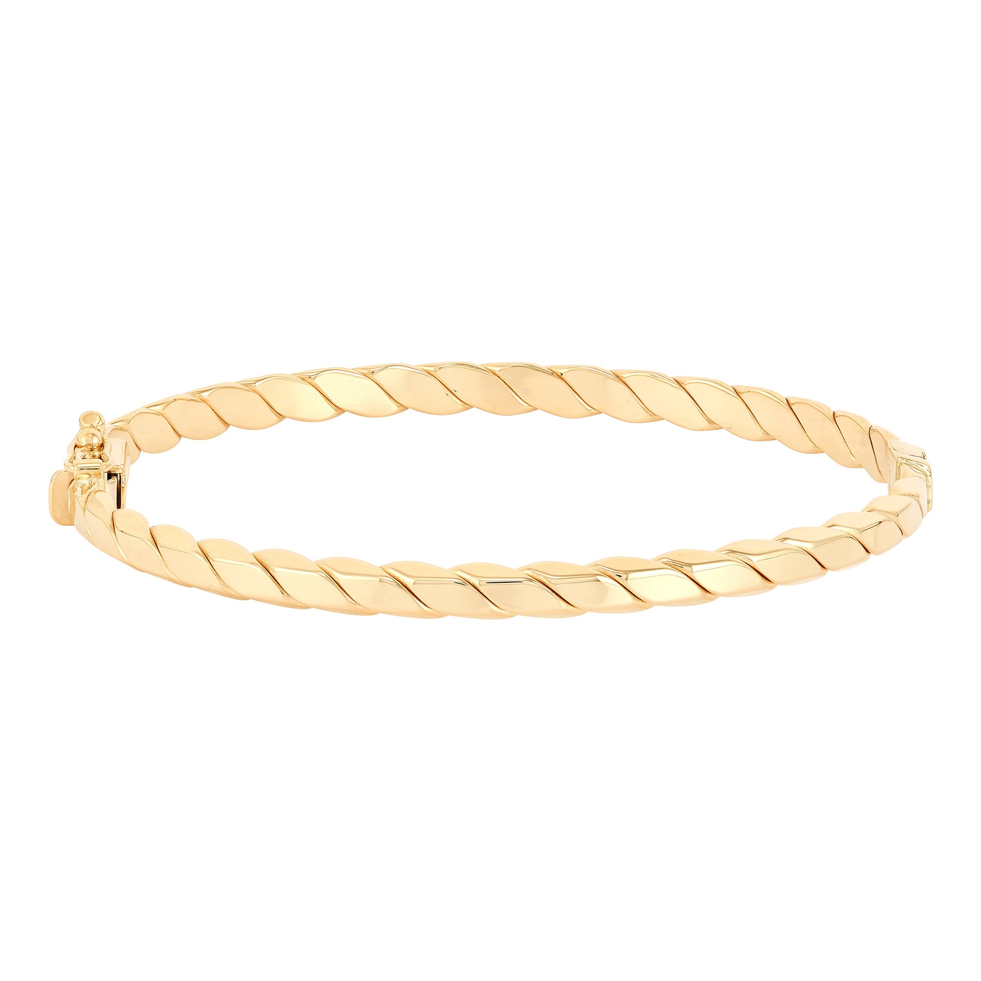 14Kt Yellow Gold Bangle Bracelet