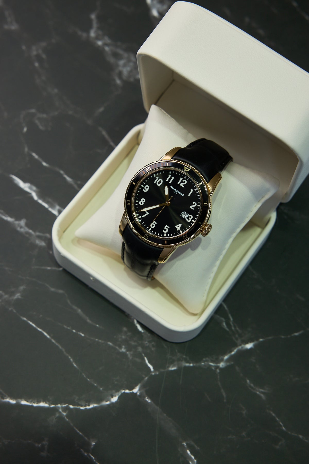 Men’s Lithium Watch – 10 ATM – Yellow Dial with Black Strap