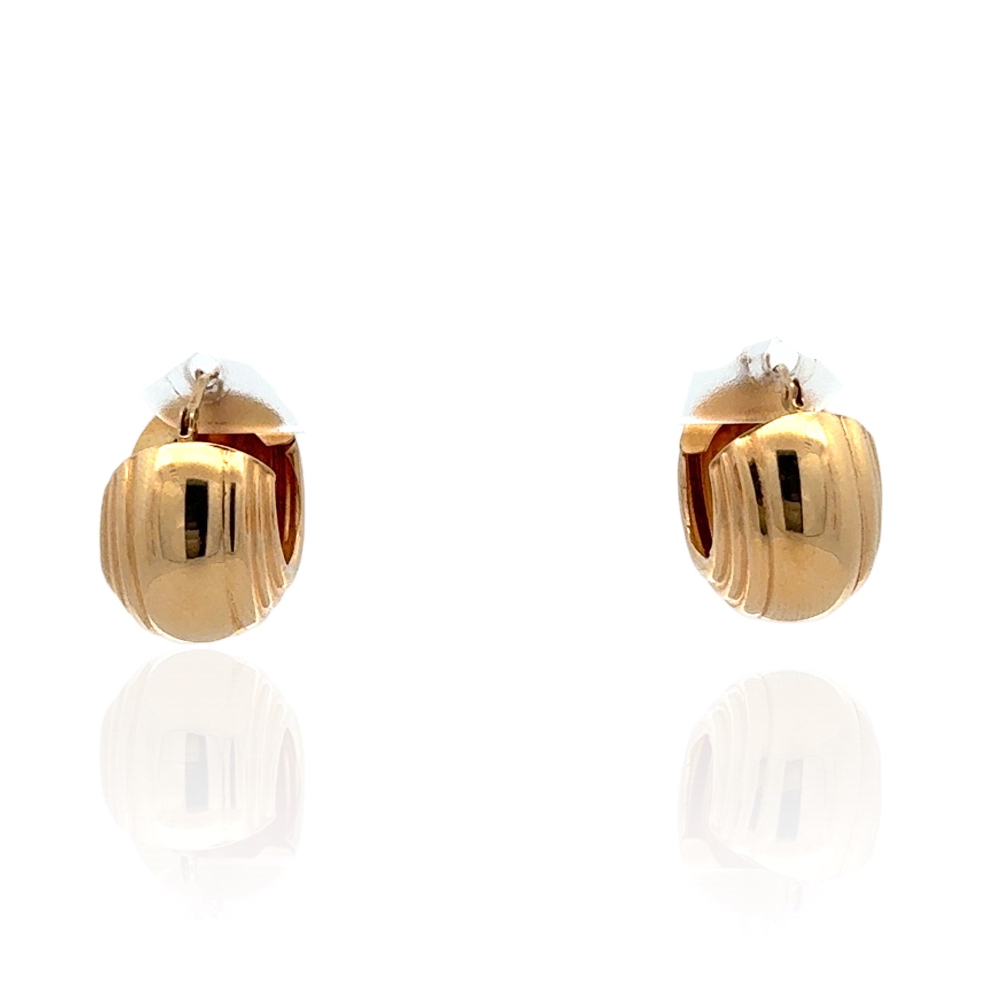 14 Karat Yellow Gold Hoop Earrings