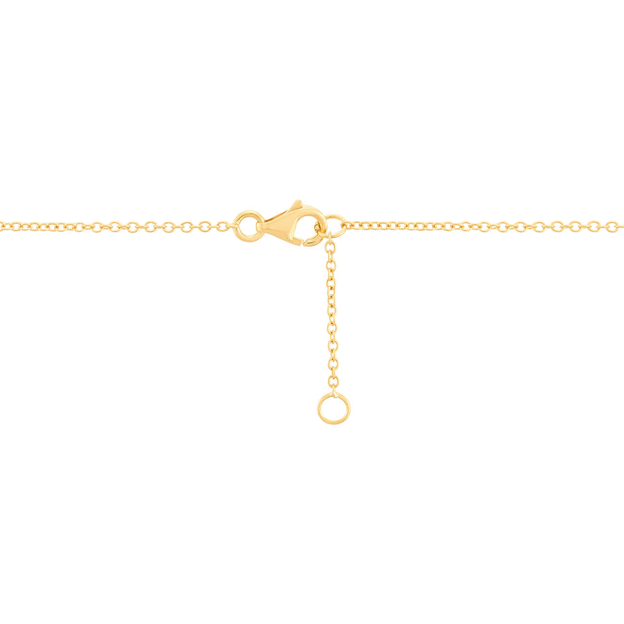 14Kt Yellow Gold Starburst Necklace