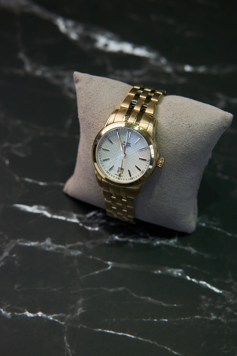 Merkley Kendrick Women’s Gold-Plated Watch with Silver Dial