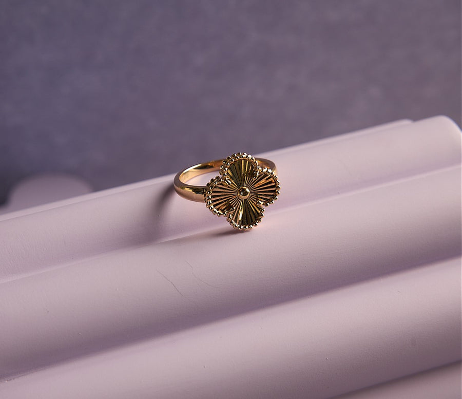 Clover Ring in 14K Yellow Gold