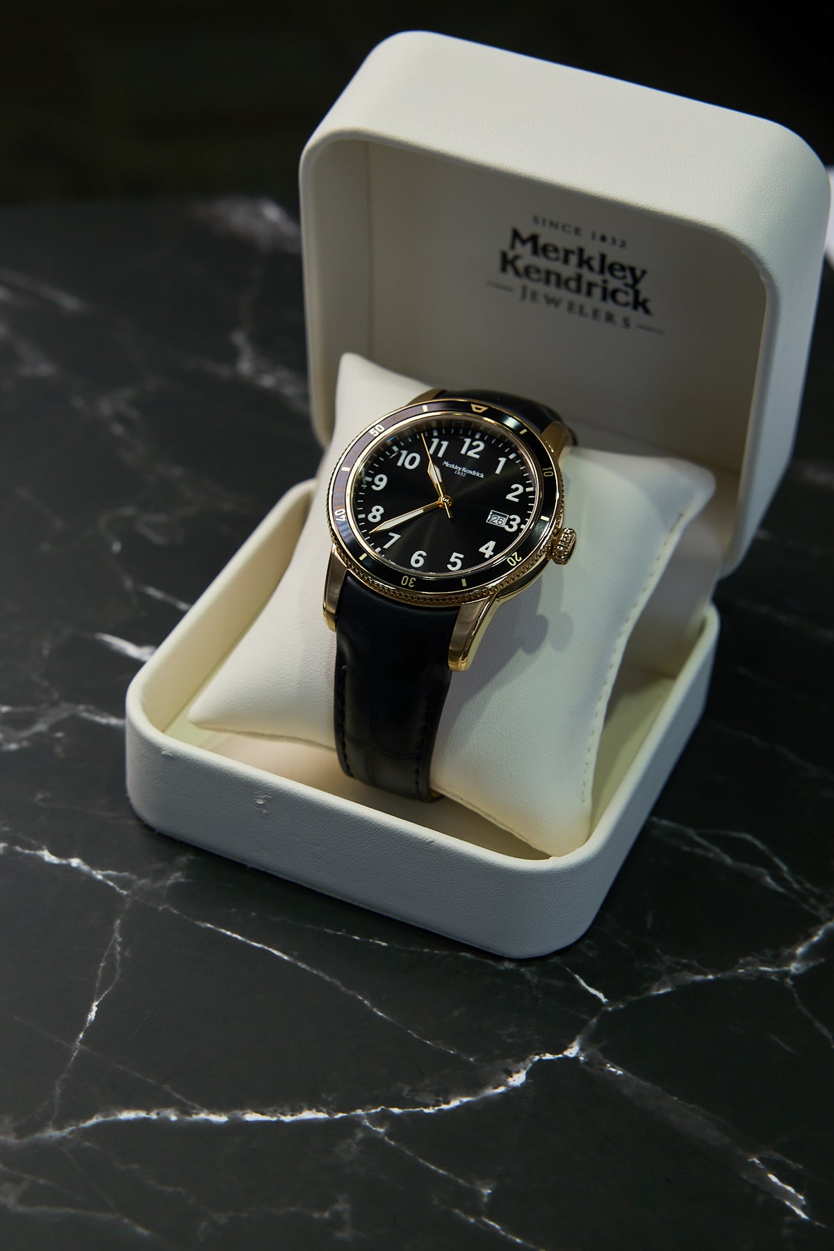 Men’s Lithium Watch – 10 ATM – Yellow Dial with Black Strap