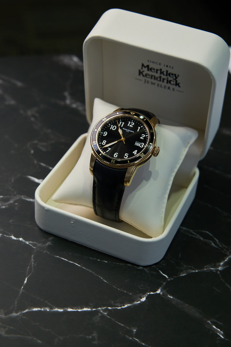 Men’s Lithium Watch – 10 ATM – Yellow Dial with Black Strap