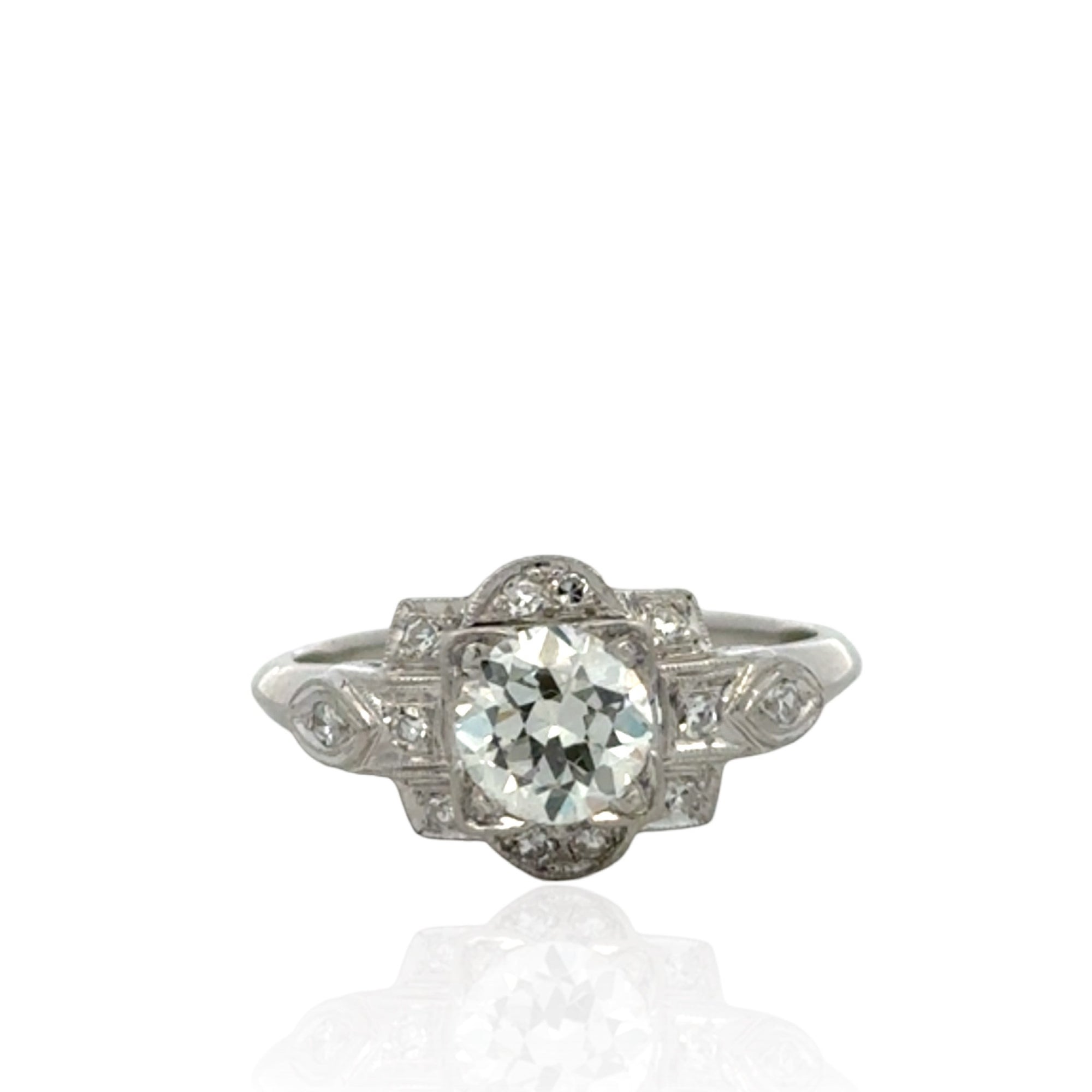 Platinum Handmade Diamond Ring