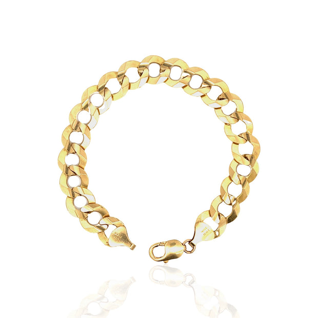 10 Karat Yellow Gold Curb Link Bracelet