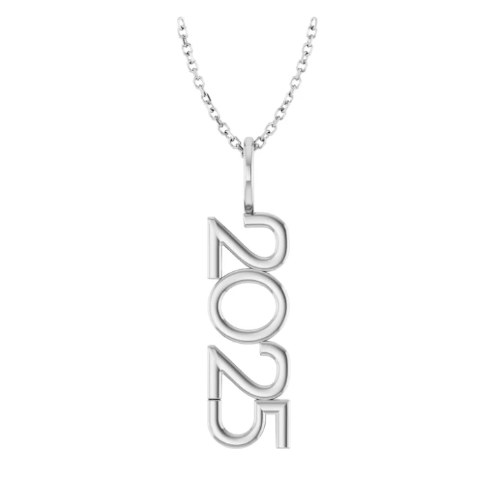 2025 Graduation Necklace – 14K Gold with Adjustable Chain