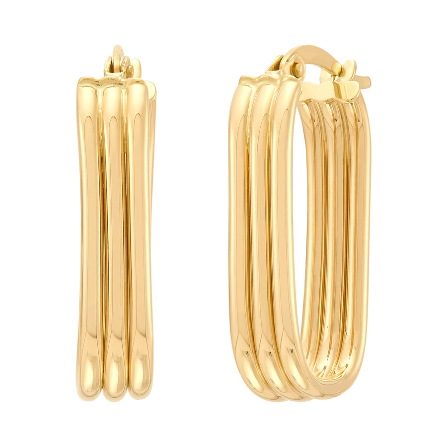 14Kt Yellow Gold Hoop Earring