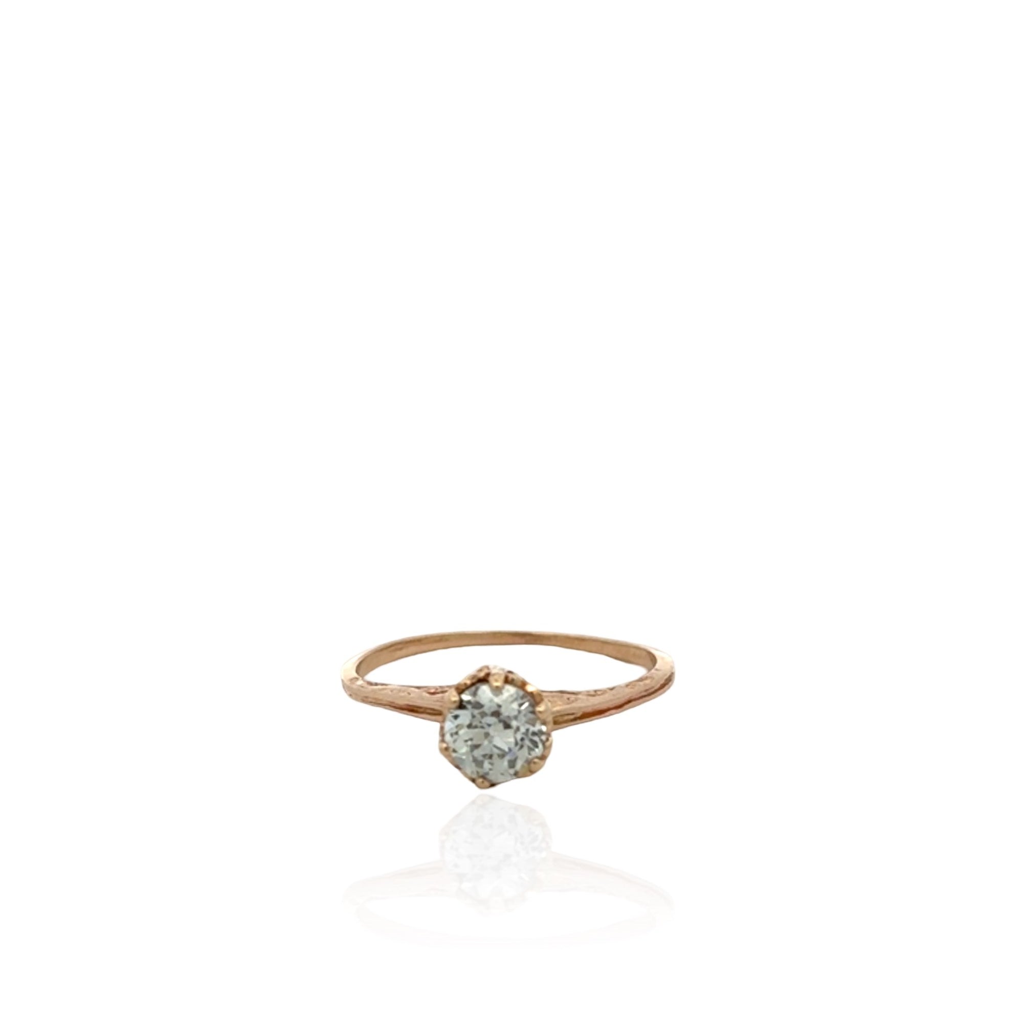 14 Karat Yellow Gold Diamond Ring