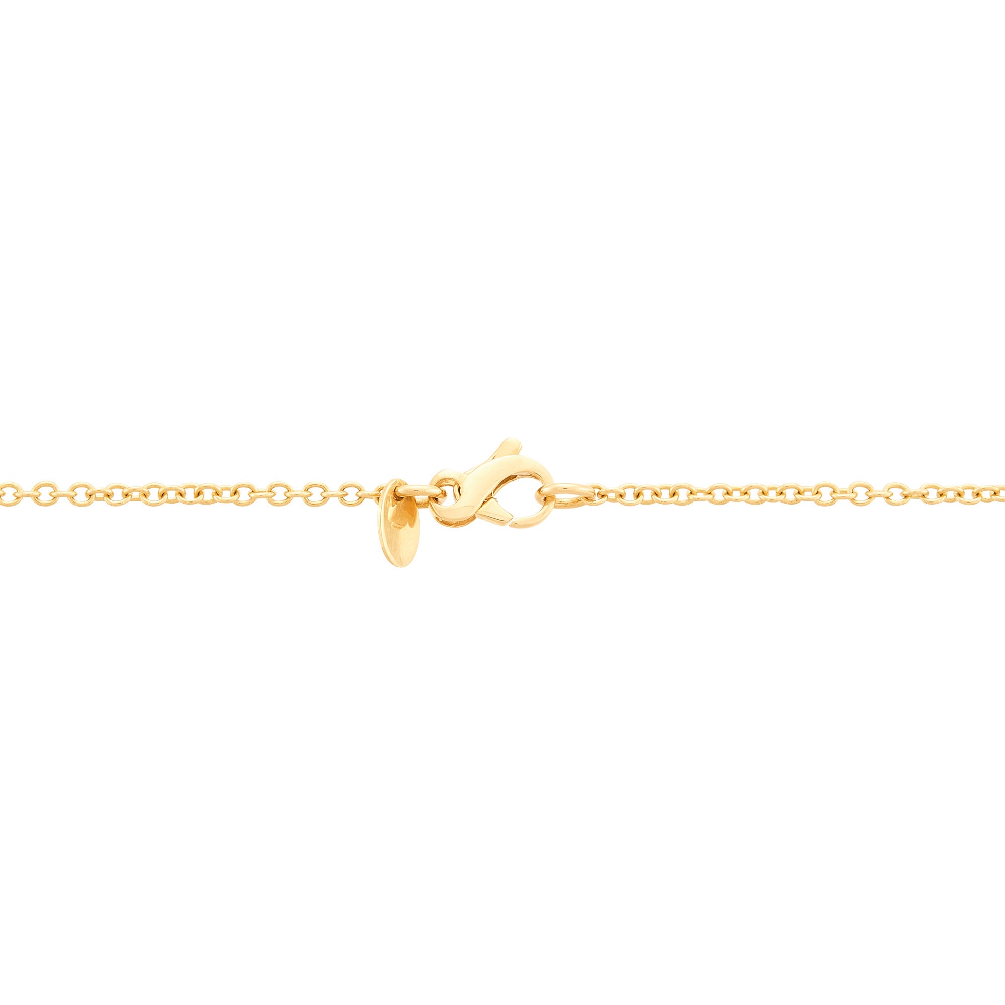 14Kt Yellow Gold Teardrop Necklace