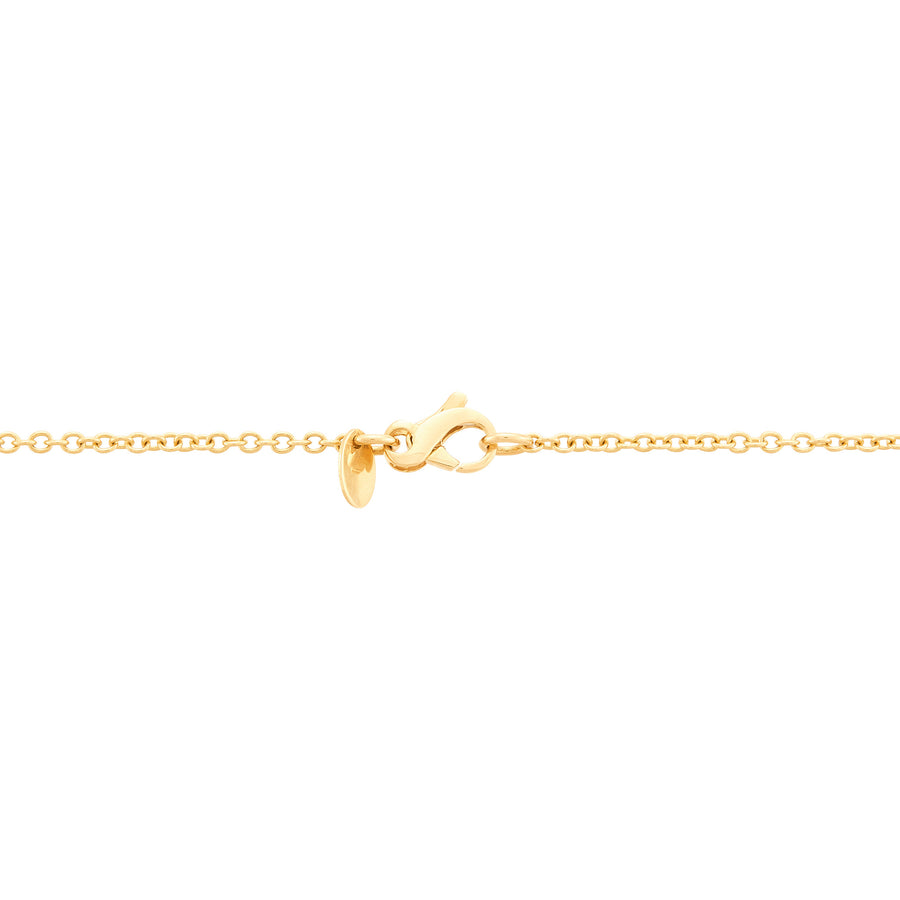 14Kt Yellow Gold Teardrop Necklace