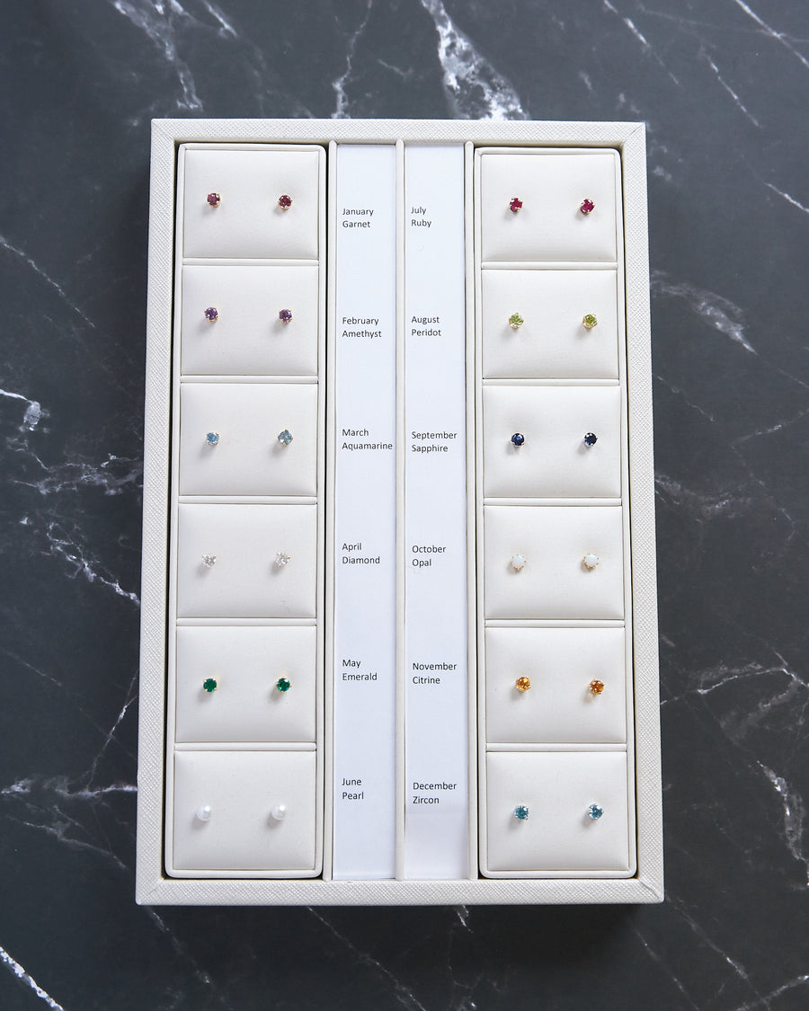 14 Karat Yellow Gold Peridot Earrings