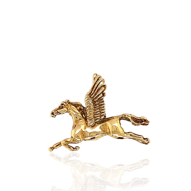 18 Karat Yellow Gold Pegasus Pin and Pendant Combination