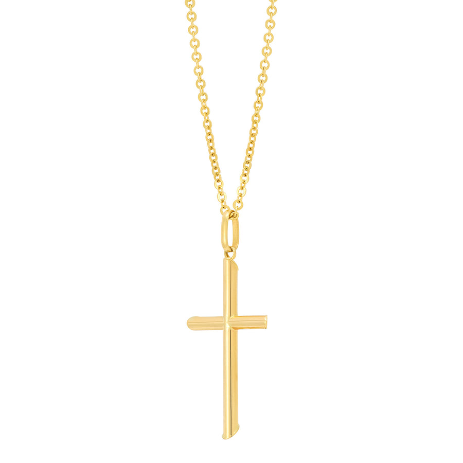 14Kt Yellow Gold Cross Necklace