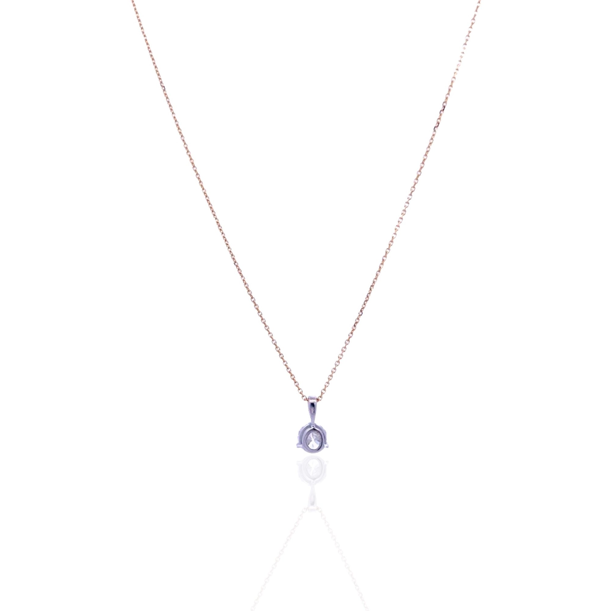 Round Brilliant Diamond Solitaire Pendant